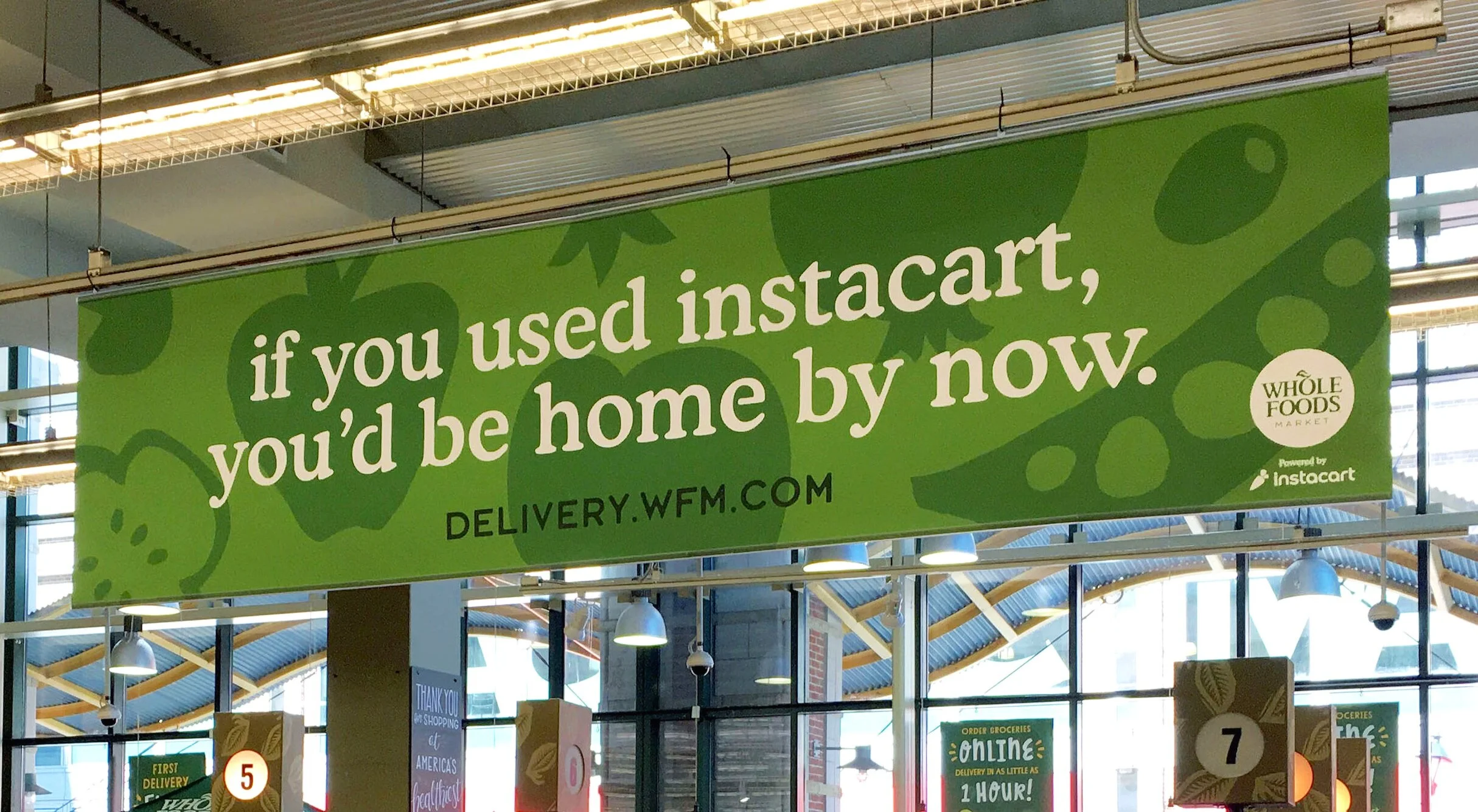 Instacart Promotional Signage