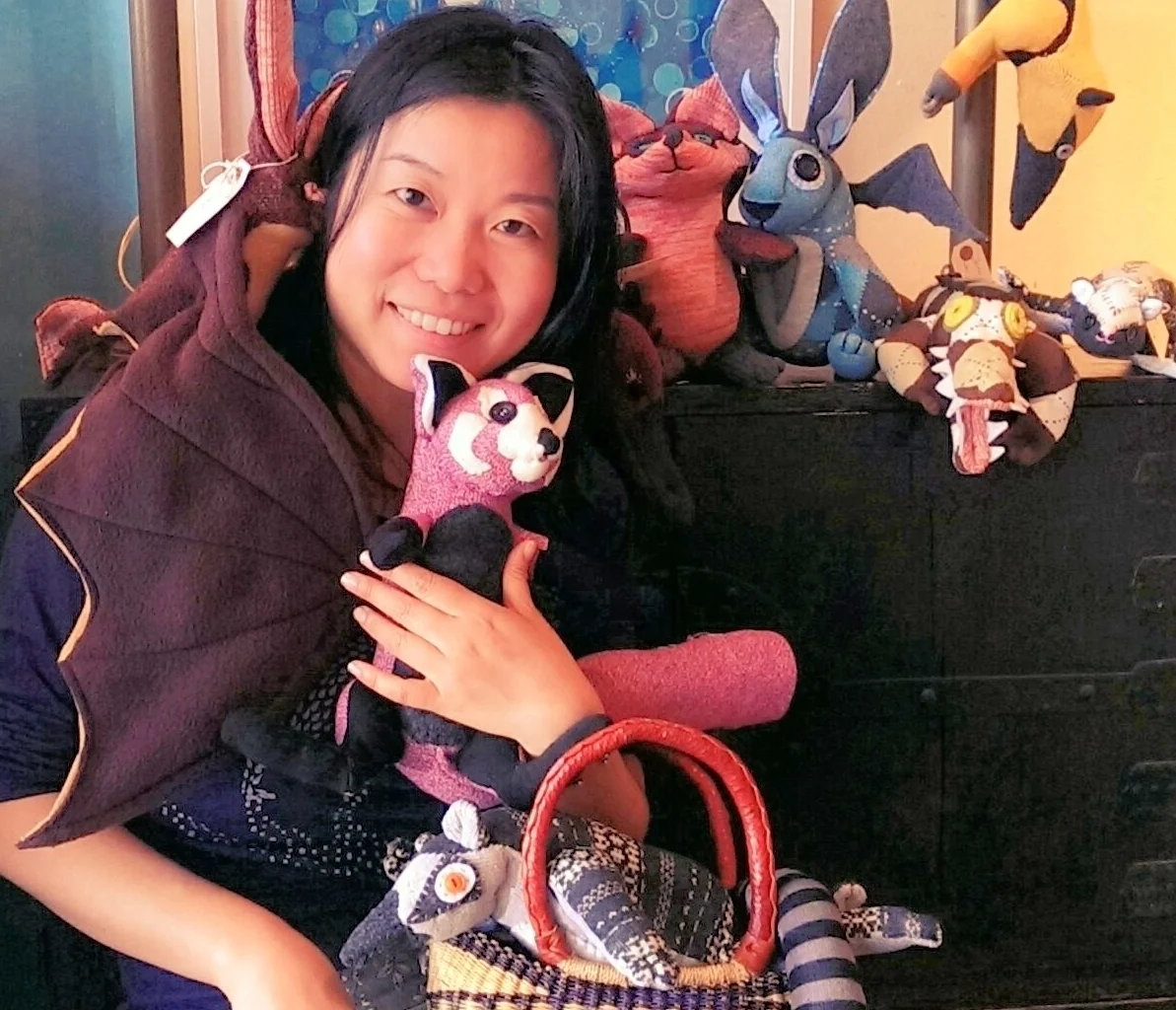 Now Available!  Suzanne Moulton's wonderful handmade sock animals 