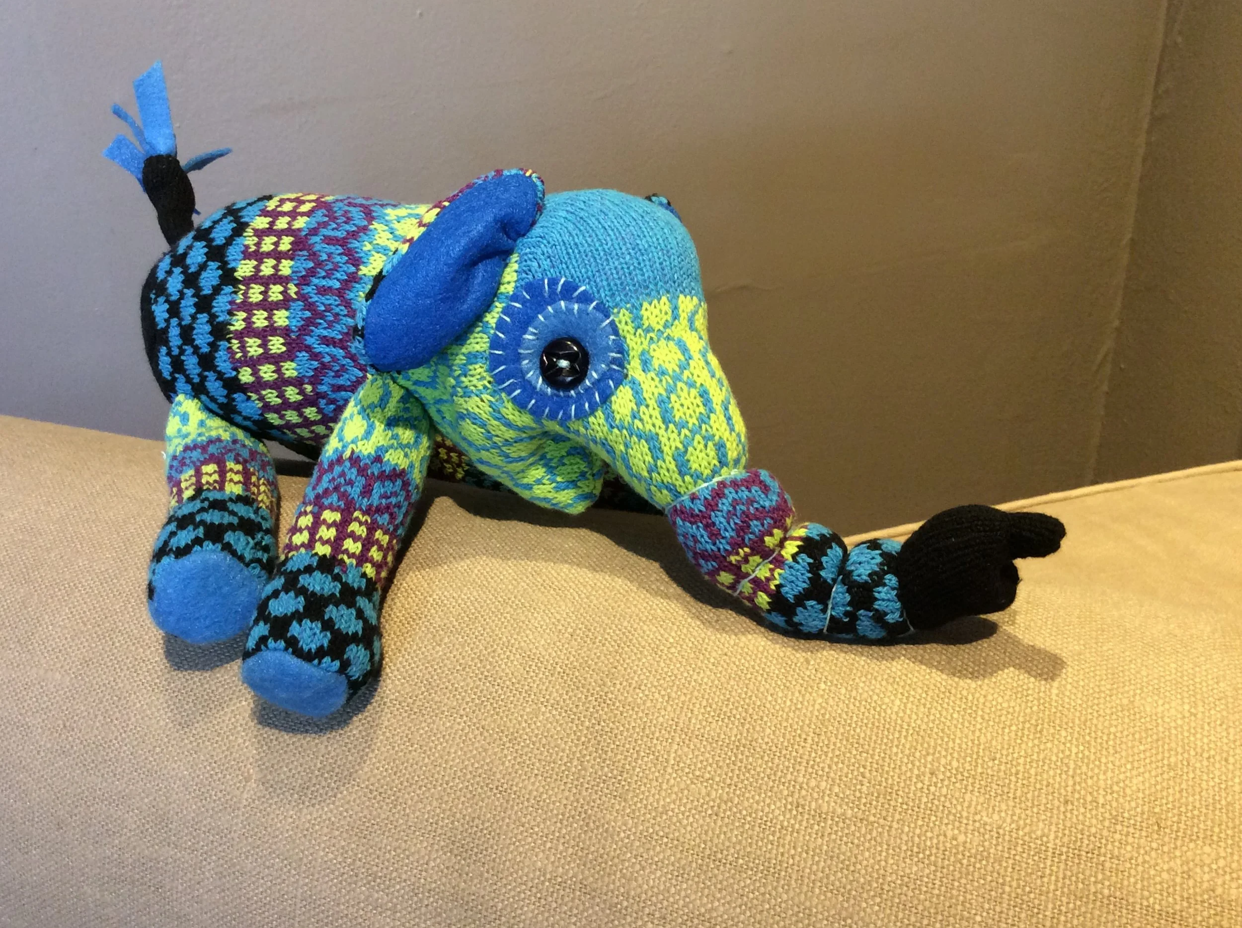 Elephant Sock Animal — Poetica Home
