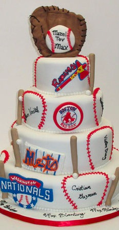 S100 Baseball 4-tier Nationals Mets Braves Baseball Glove Baseball Bat