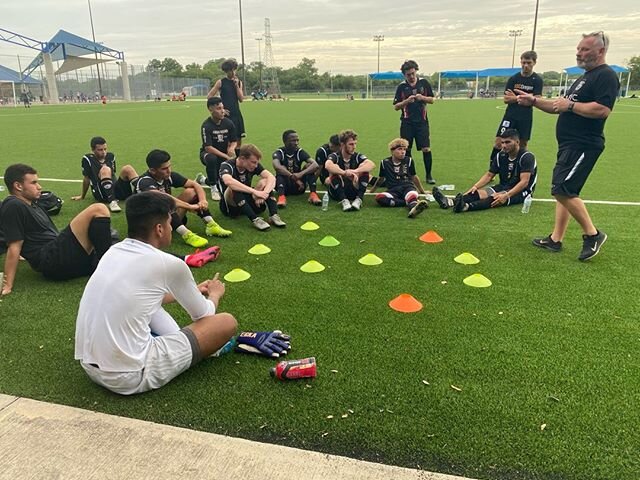 UPSL Storm Mens going into the second half 2-0 up against Real Irving.