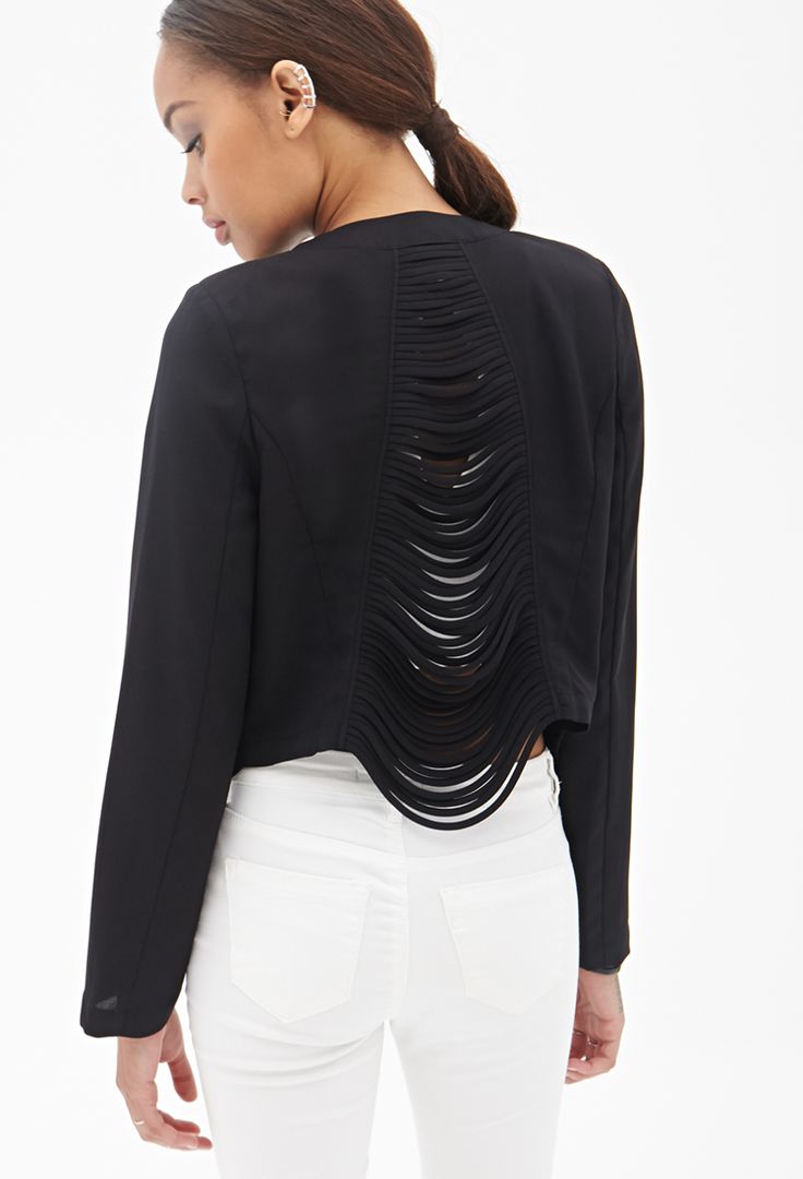 Fringe Back Blazer