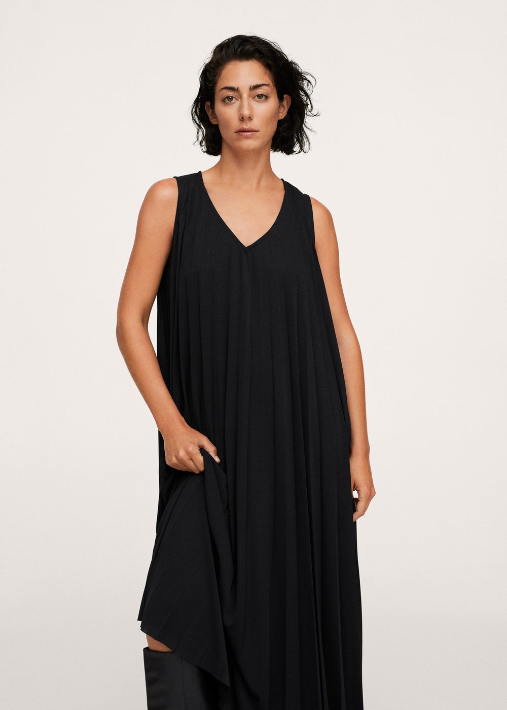 Flowy Pleated Dress