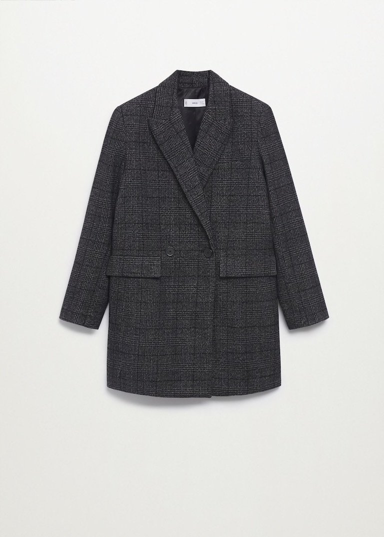 Wool Double-Breasted Coat