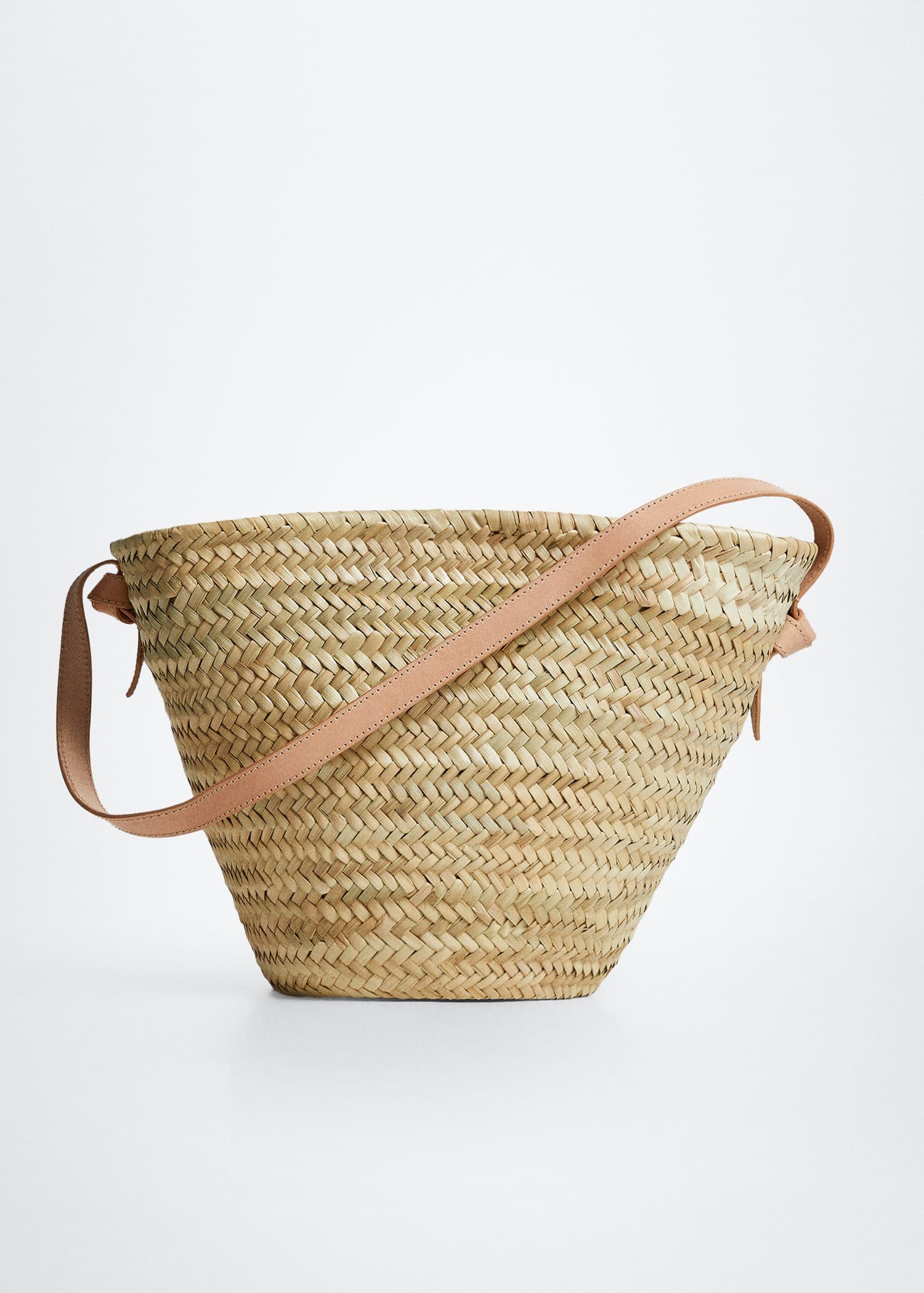 Leather Basket Bag