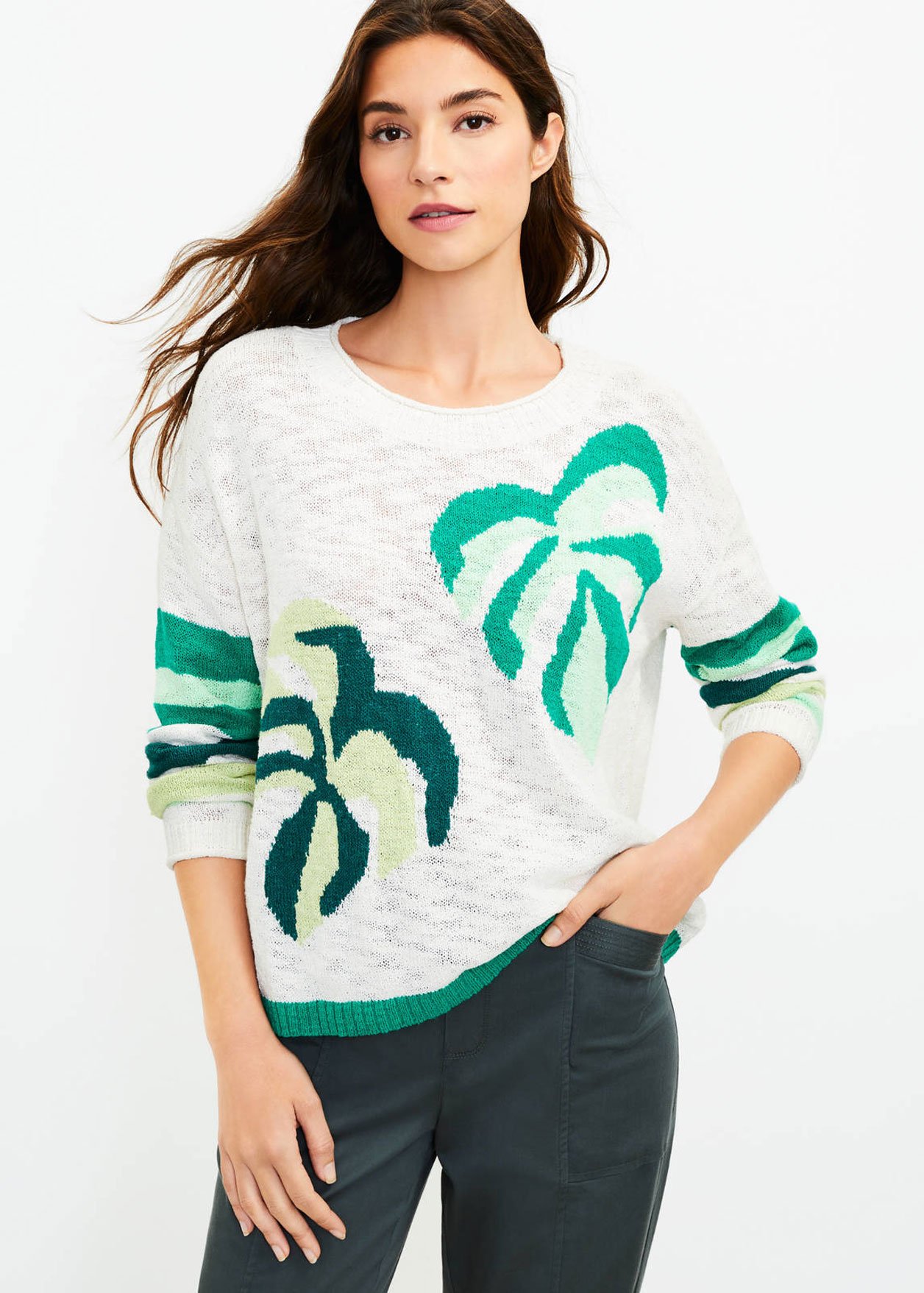 Palm Leaf Sweater