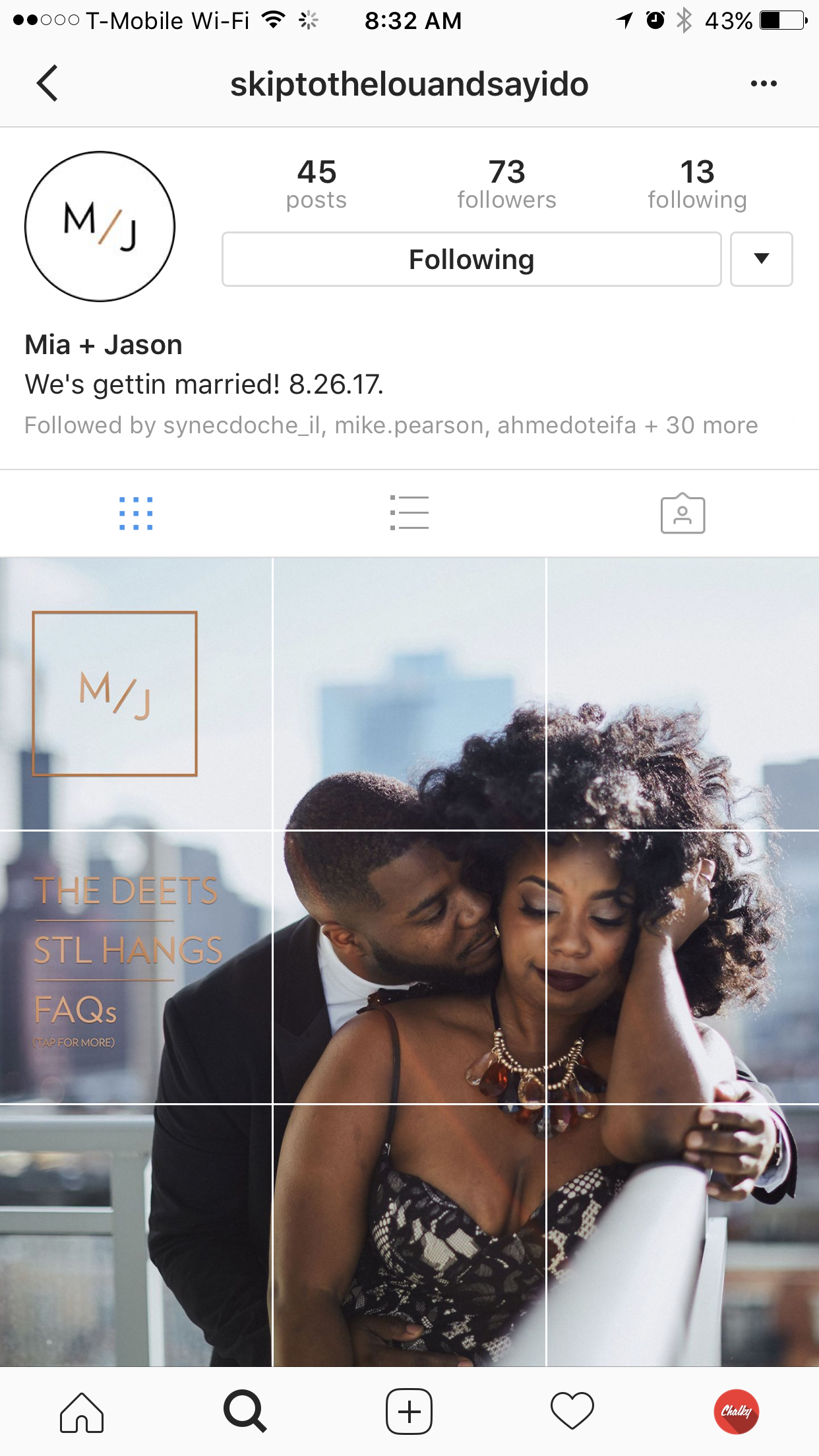Wedding Instagram