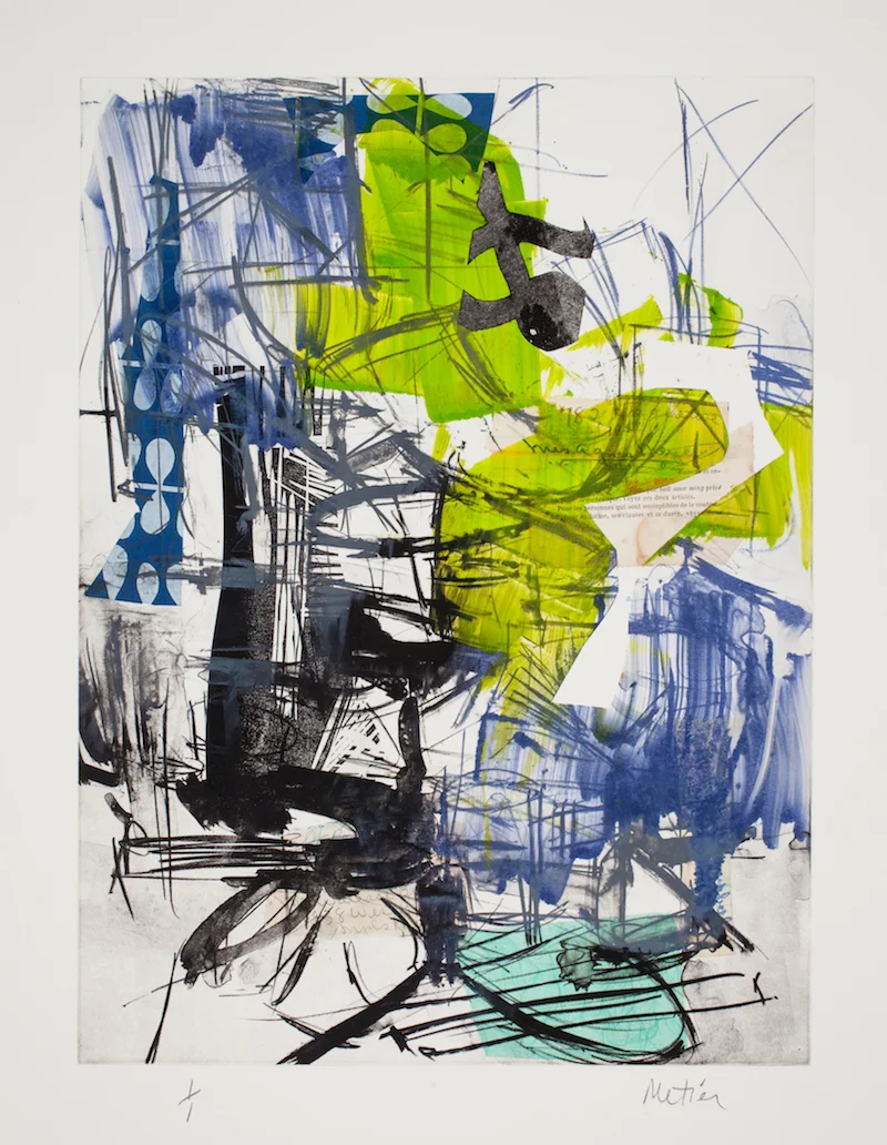 A Delicate Balance with Blue and Green