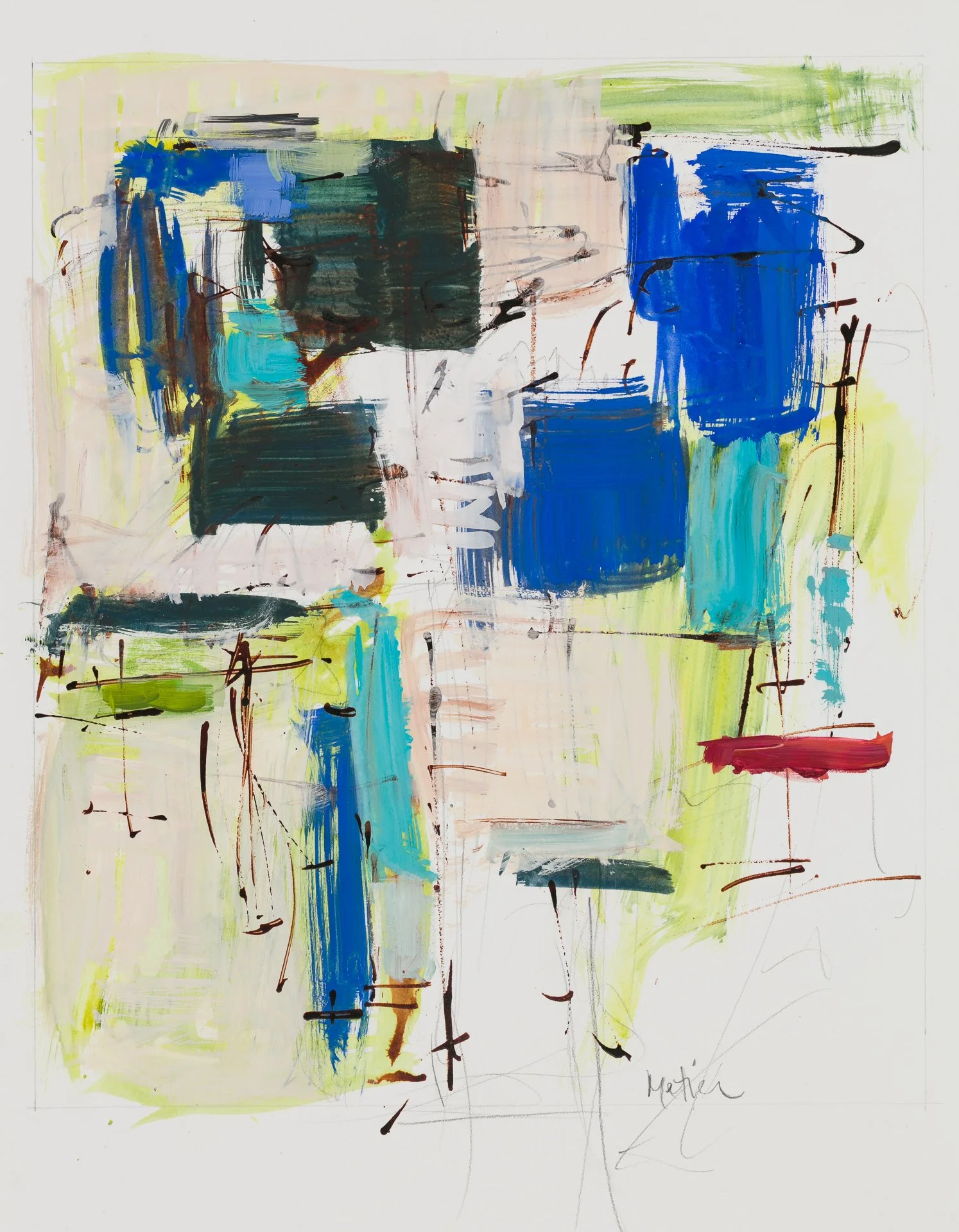 Arrangement with Two Blues