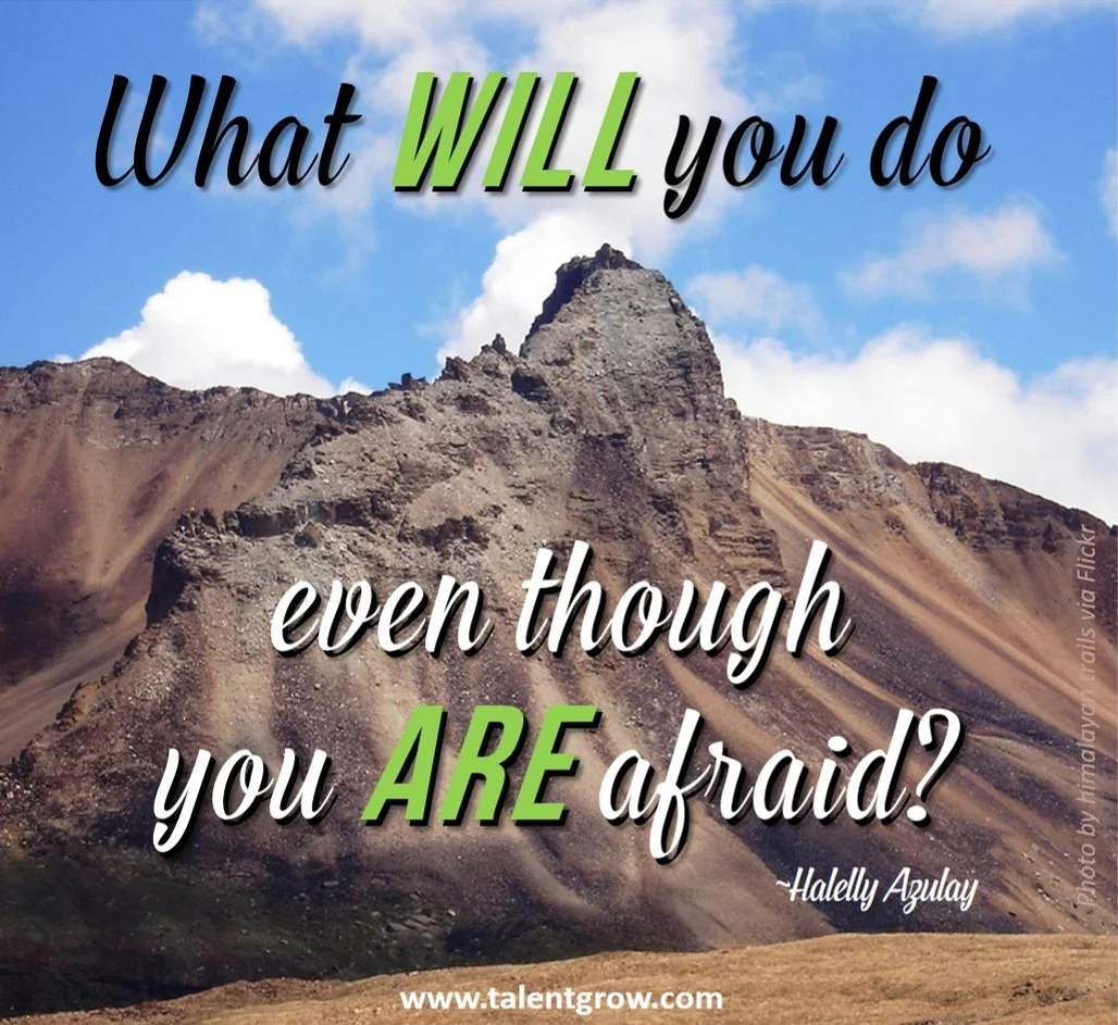 The best question to boost your courage in the face of fear