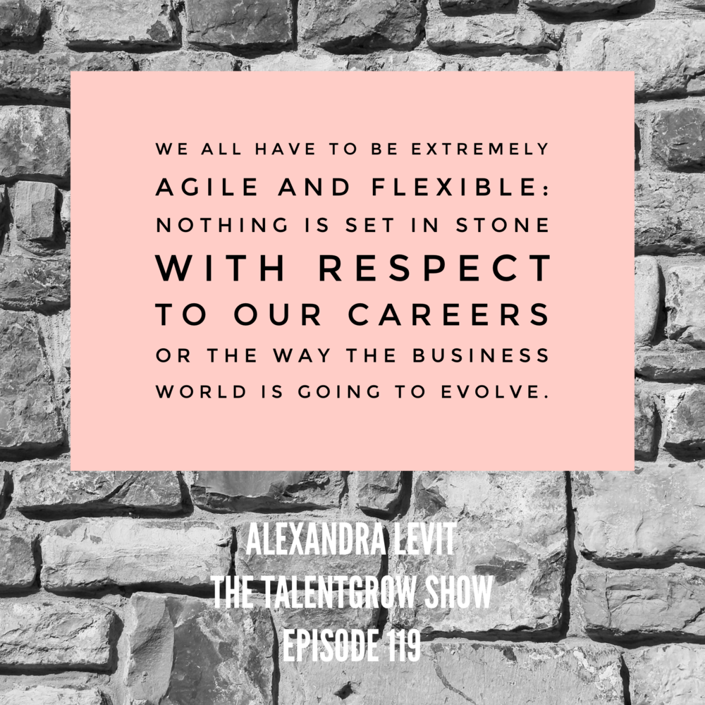 119: Humanity Works – Technology and Creativity in the Workplace of the Future with Alexandra Levit