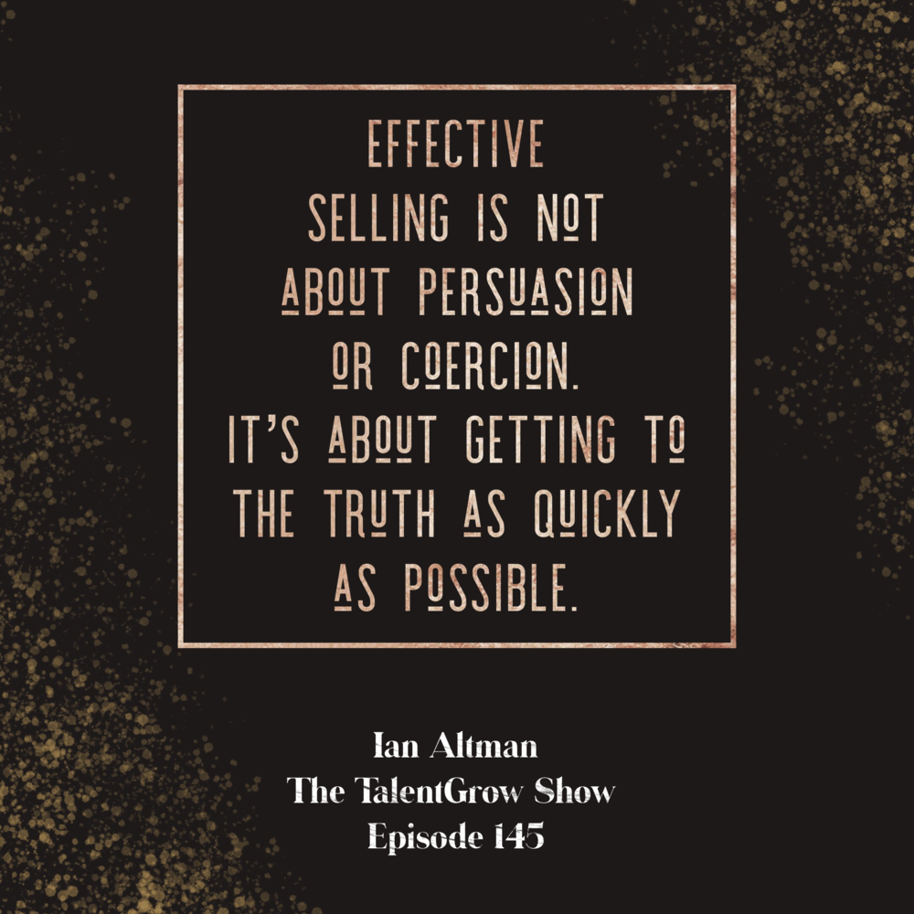 145: How to Boost Innovation in Your Organization through the Same Side Selling Model with Ian Altman