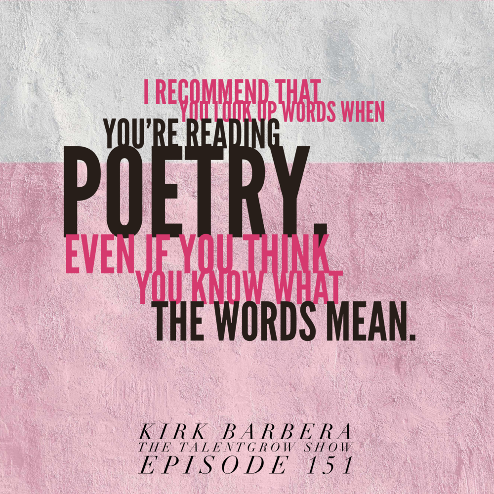 151: Leadership Lessons from Poetry with Kirk Barbera