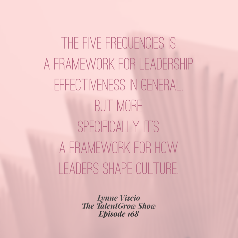 168: Five Leadership Frequencies That Turn Culture Into Competitive Advantage with Lynne Viscio