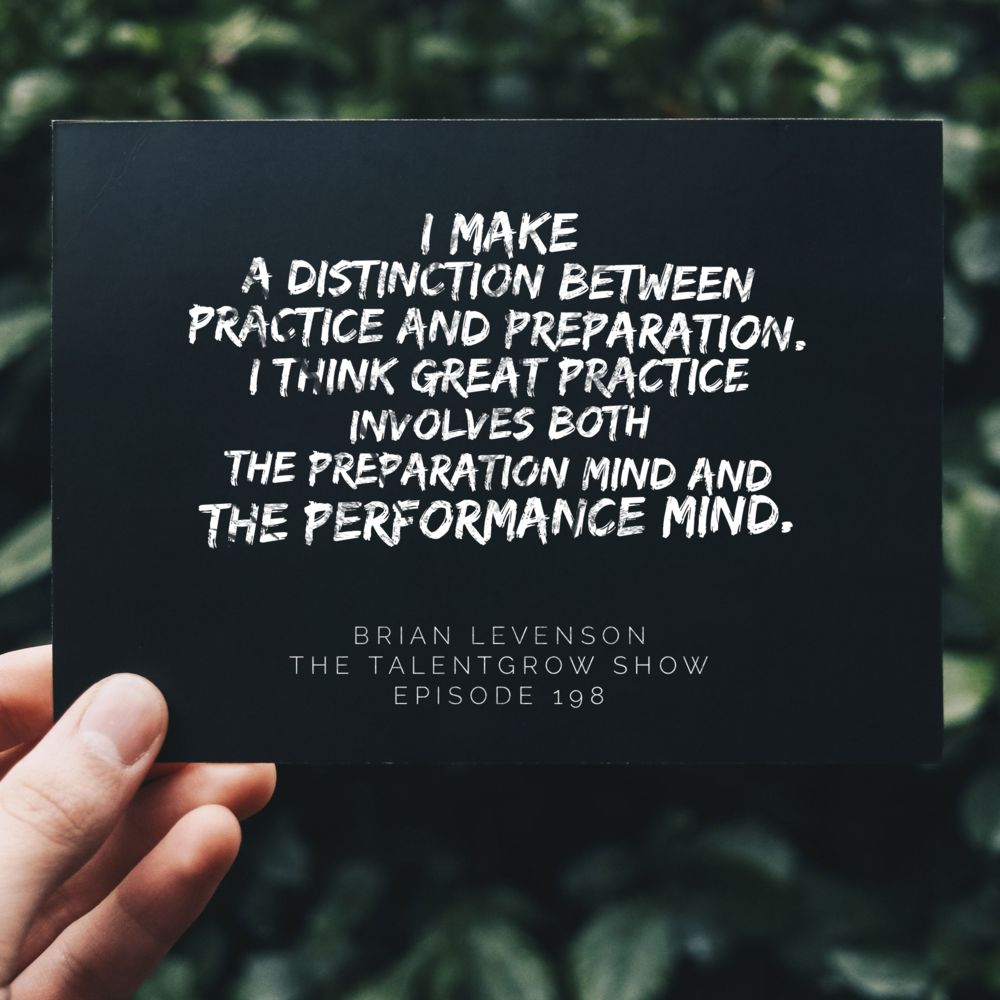 198: Shift Your Mind – How to Elevate Your Preparation and Performance with Brian Levenson on the TalentGrow Show with Halelly Azulay