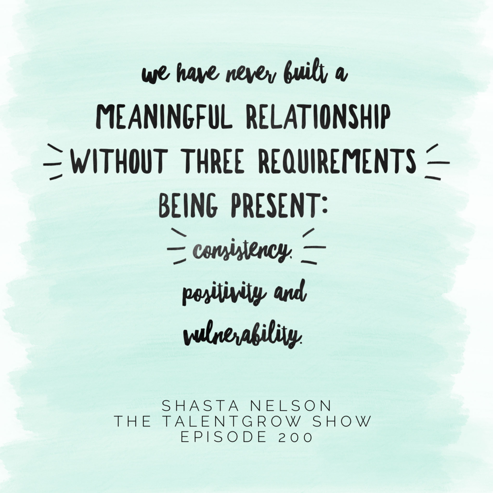 200: The Business of Friendship – Why Personal Connections Should be Encouraged at Work with Shasta Nelson on the TalentGrow Show with Halelly Azulay