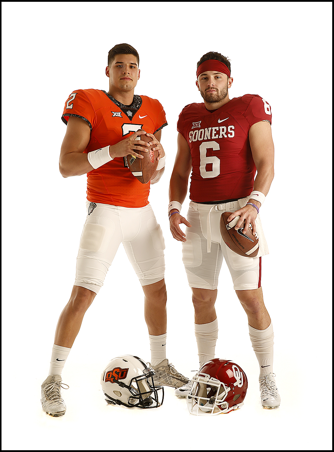   Mason Rudolph/Oklahoma State and Baker Mayfield/Oklahoma  | Oklahoma City 