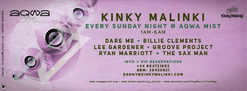 Kinky Malinki@ AQWA Mist