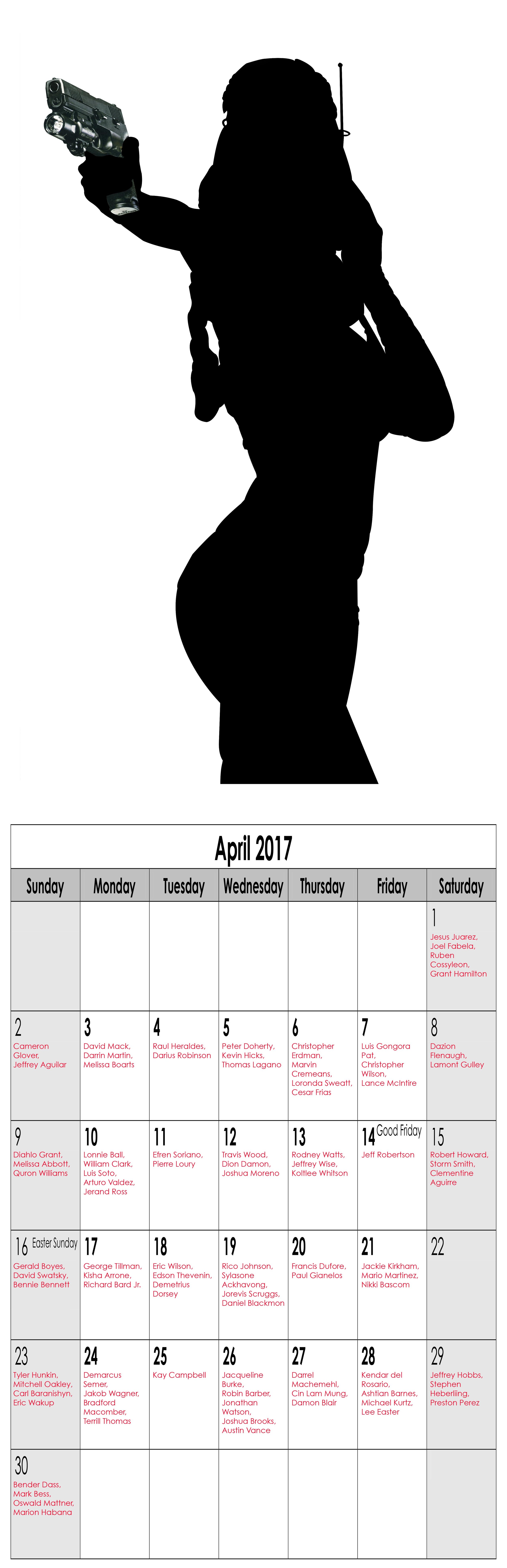 Year in Review (Miss April), 2016, Archival Pigment Print, 11"x34"