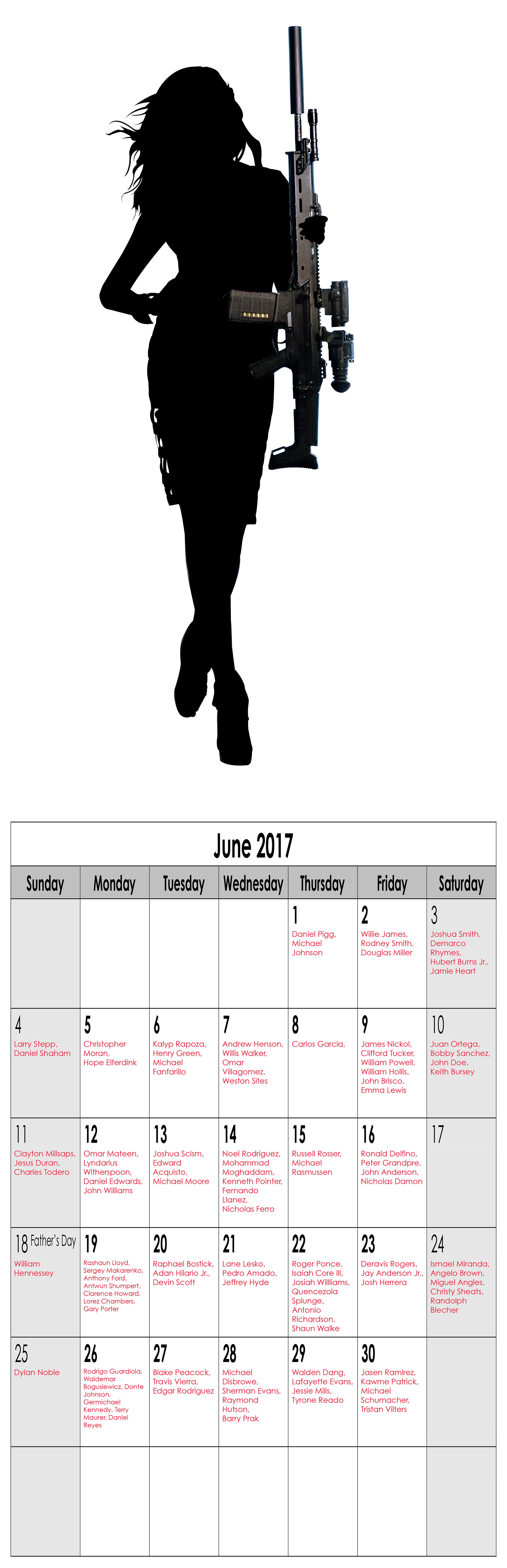 Year in Review (Miss June), 2016, Archival Pigment Print, 11"x34"