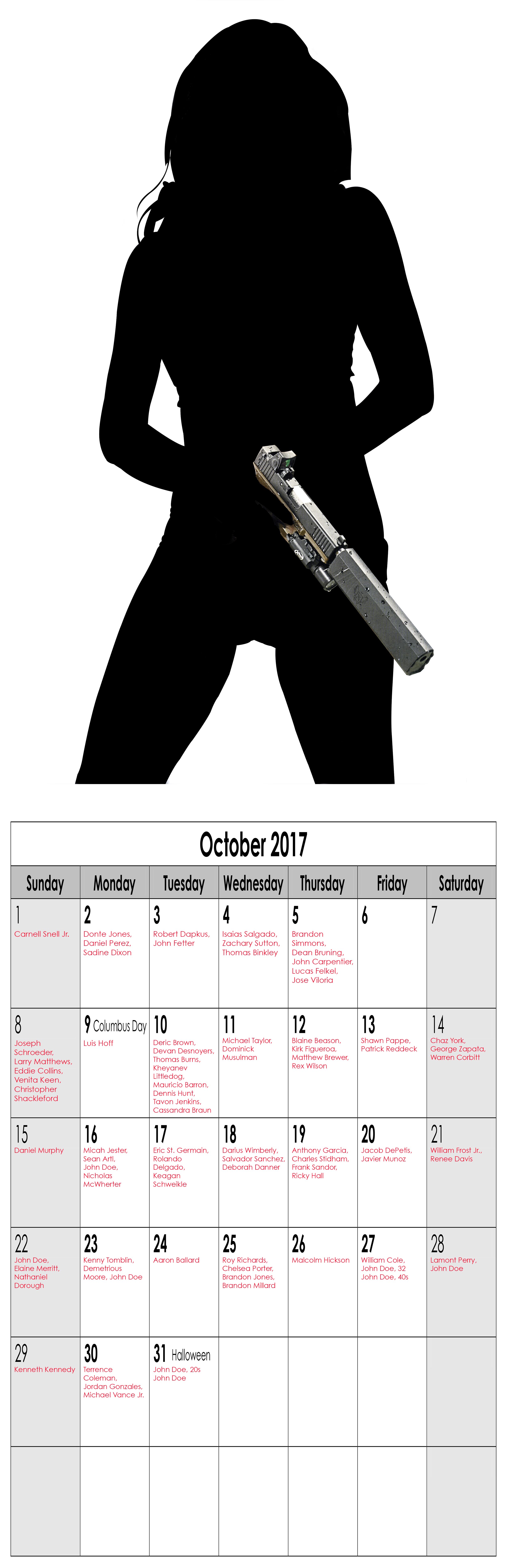 Year in Review (Miss October), 2016, Archival Pigment Print, 11"x34"
