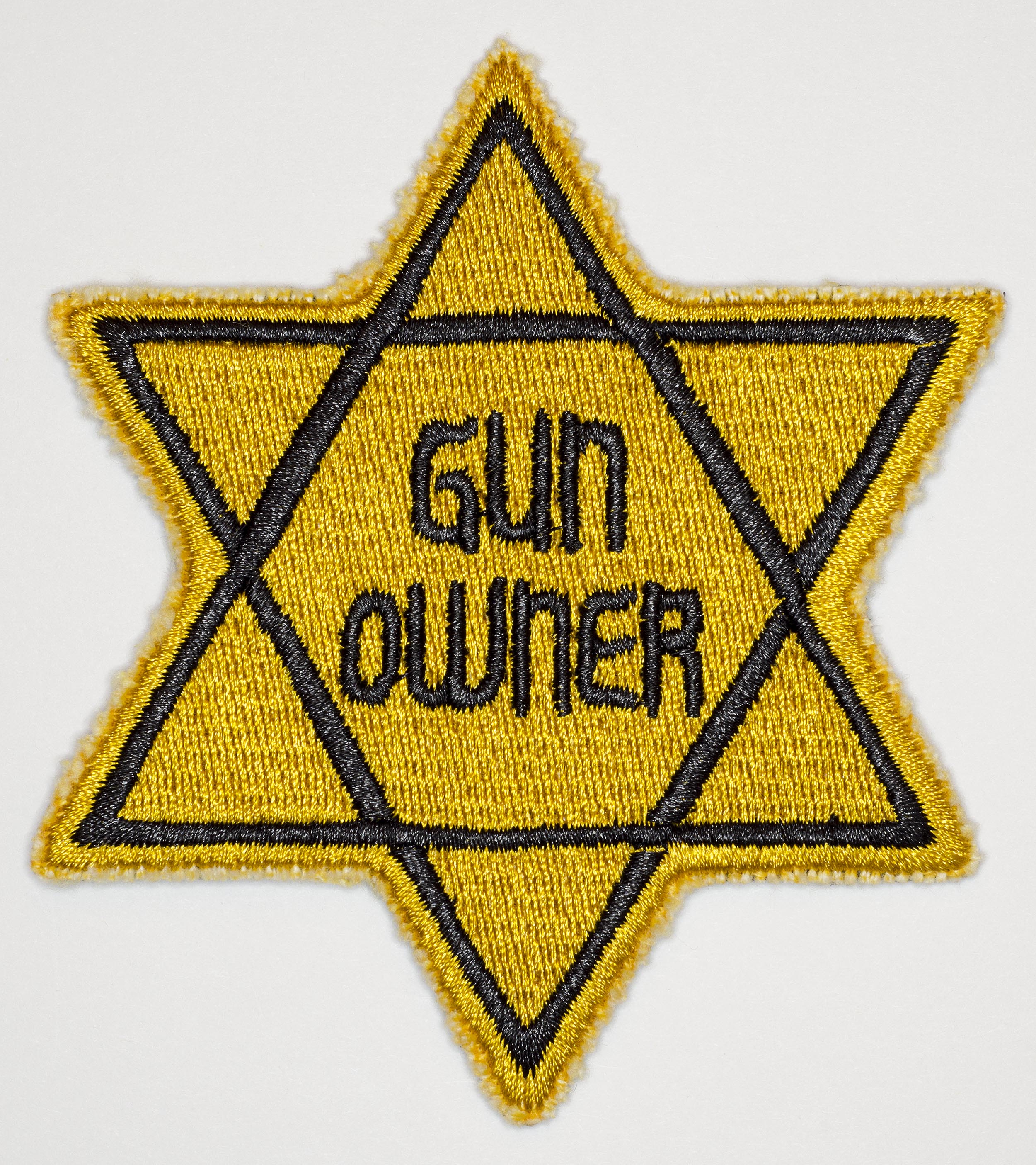 Star of David Gun Owner, 2016, Archival Pigment Print, 24"x26"