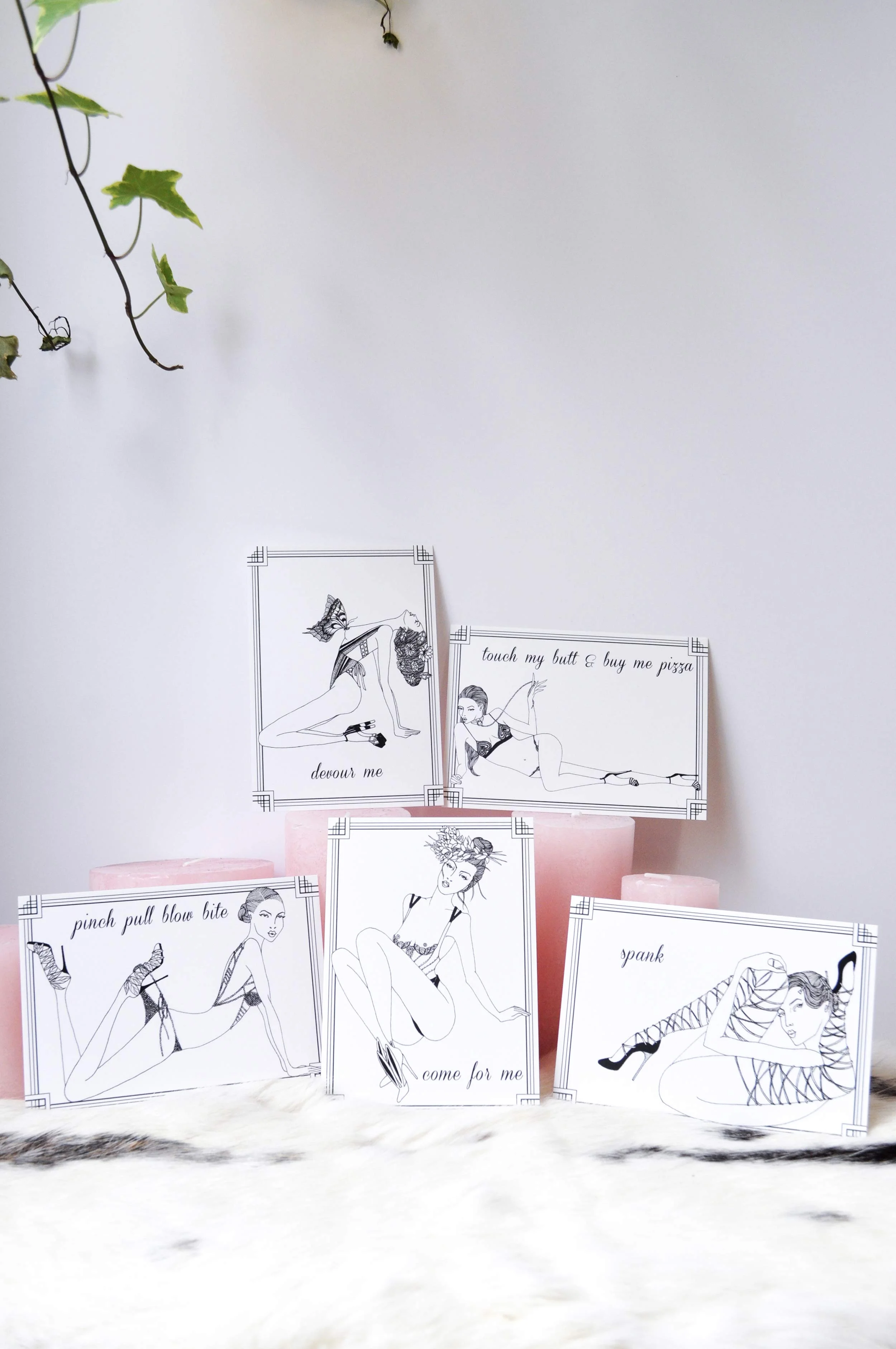 Claim Your Pleasure Postcards collection I
