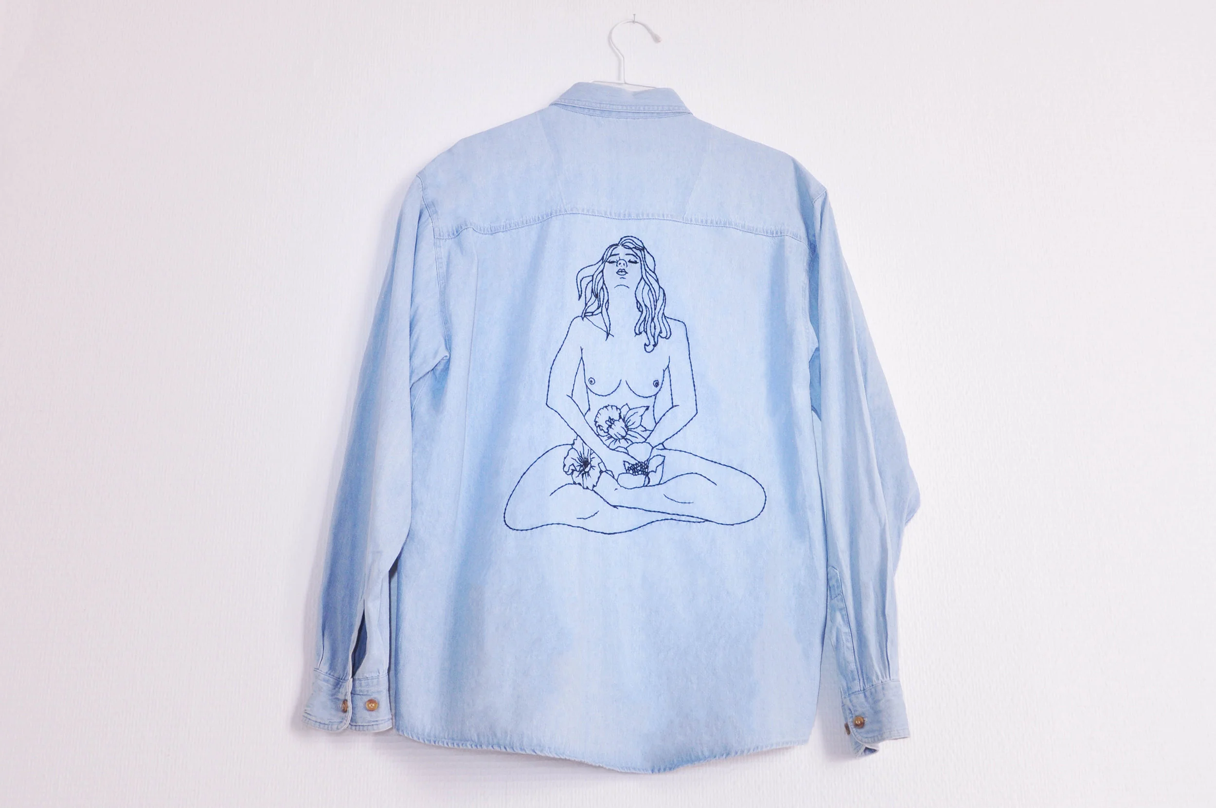 Flower Yourself Embroidered Shirt I