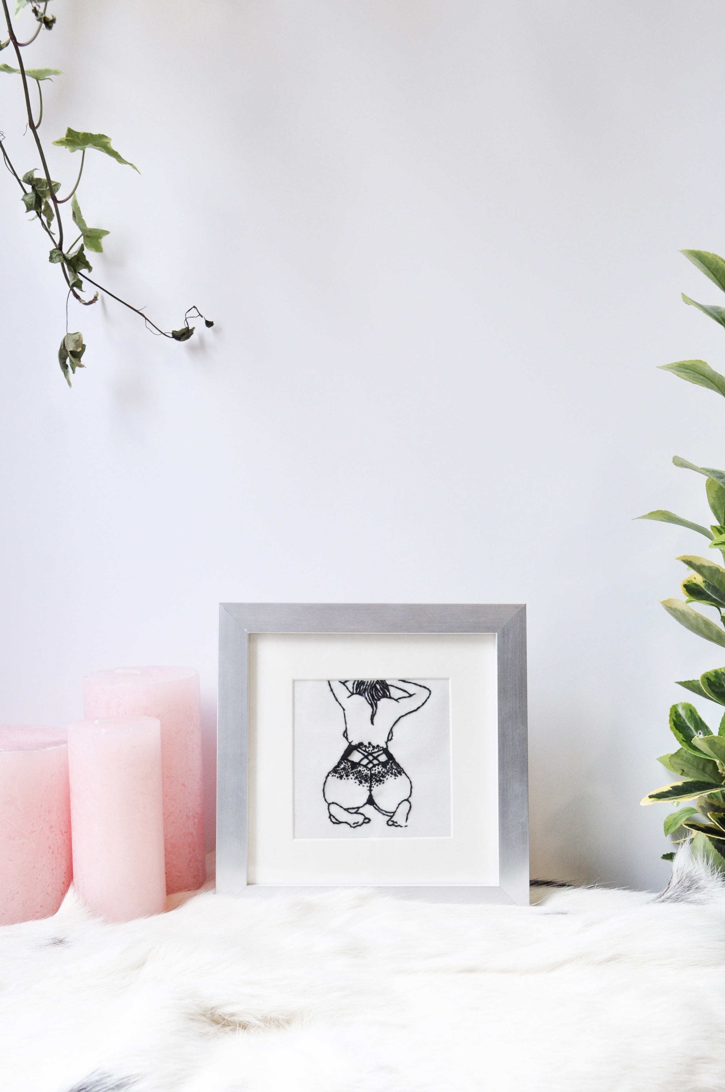 Wearing Lace Embroidery I