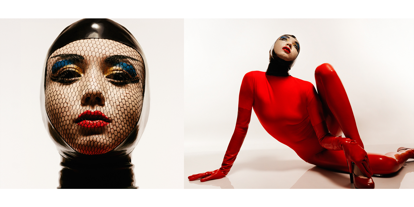 My inspiration for this editorial brief set by my mentor Nick Knight was the SS/16 show by Gareth Pugh. If you haven't seen it I strongly suggest you find it on you tube and watch it . 