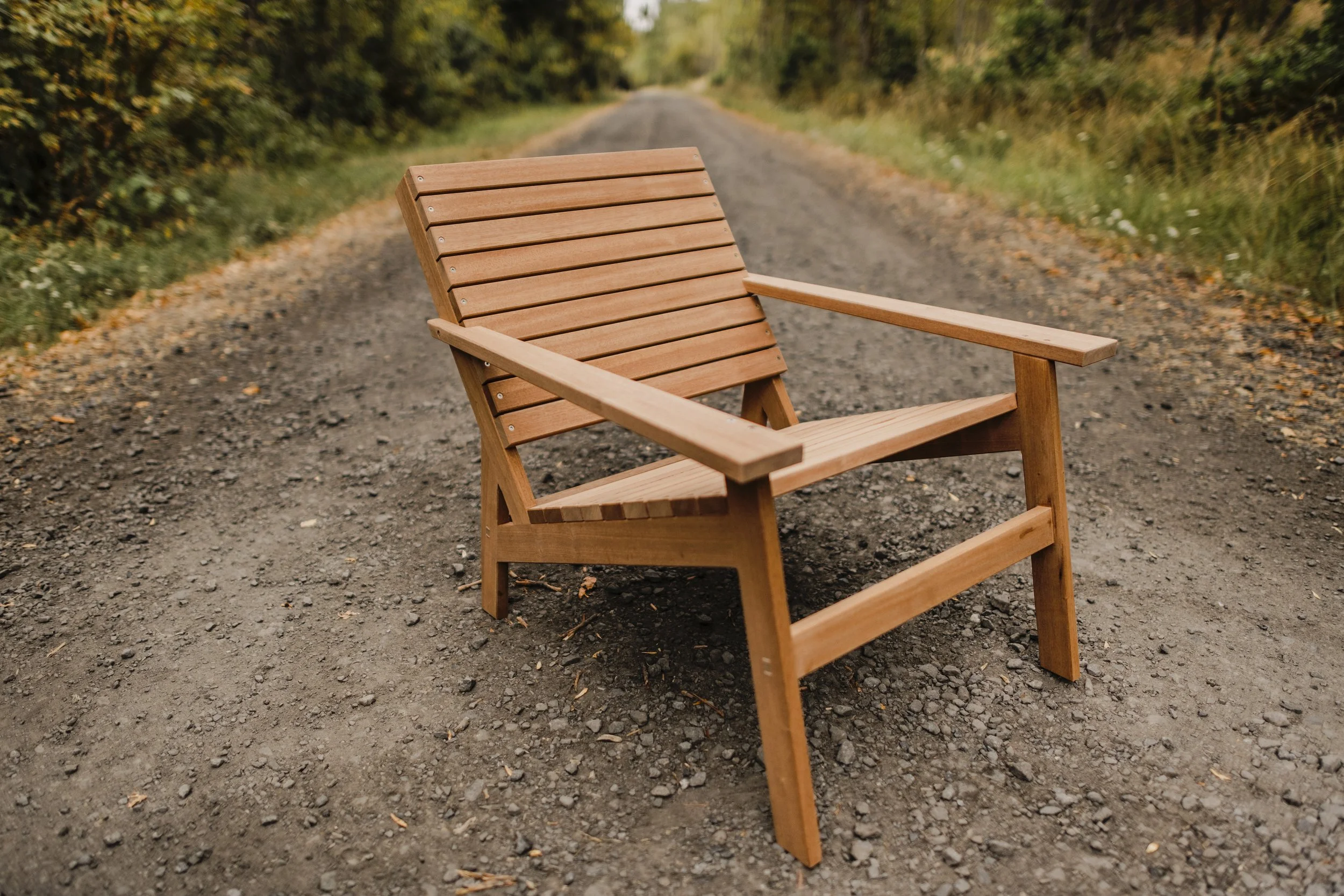 Woodland Outdoor Chair in Sapele
