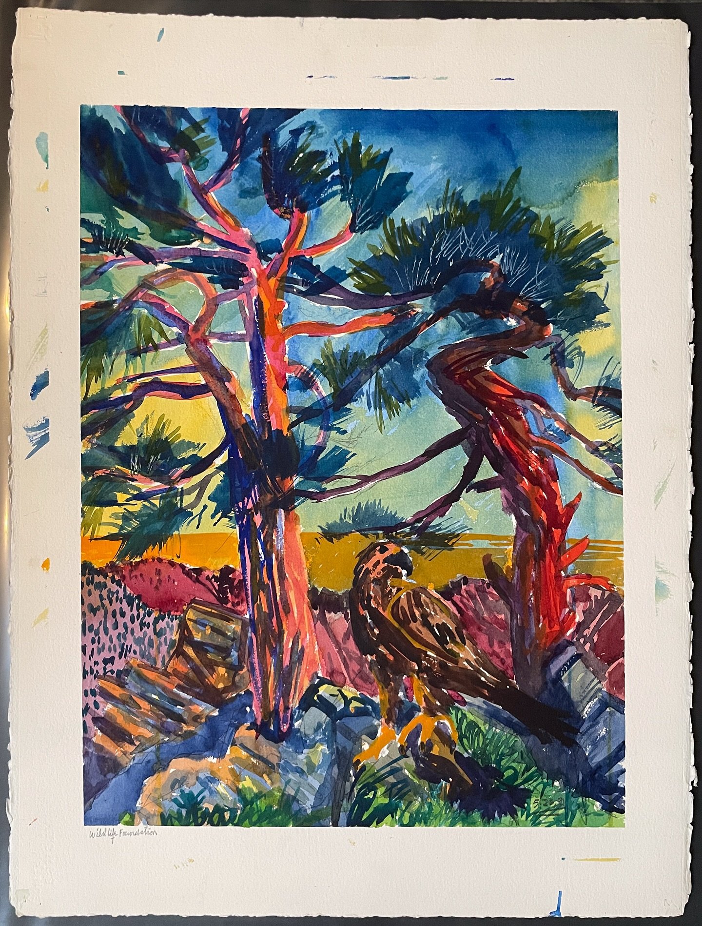 Wildlife Foundation. Beauty Everyday. En plein air watercolor painting. Painted on site. Santa Monica Mountains, California. 33&rdquo; x 22&rdquo; May 26, 1991. 

See a painting you&rsquo;ve fallen in love with? Inquiries? Contact us by direct messag