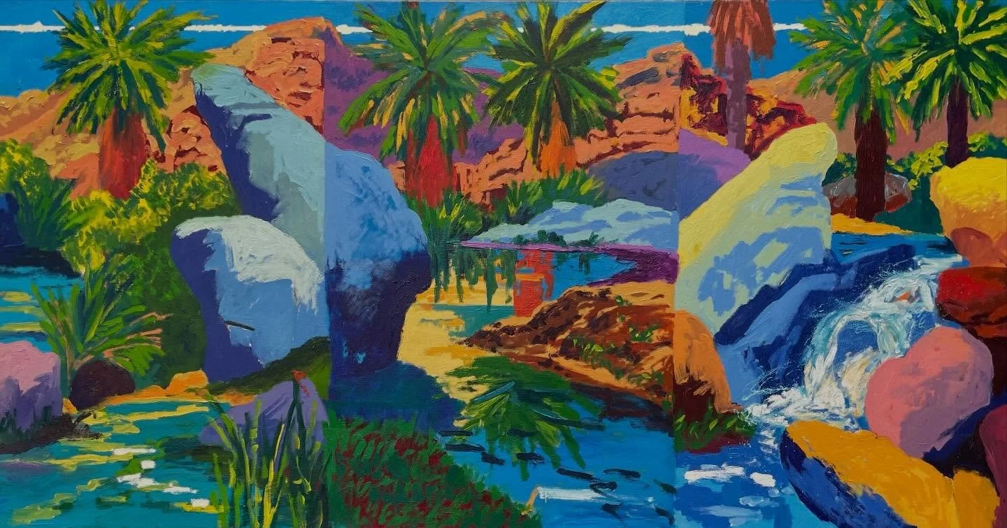 Desert Triptych, oil on canvas, 36&rdquo;x72&rdquo; March 10, 1995 

Don Blaisdell Estate. California landscape painting. Environmental activism. Beauty Everyday.

See a painting you&rsquo;ve fallen in love with? Inquiries? Contact us by direct messa