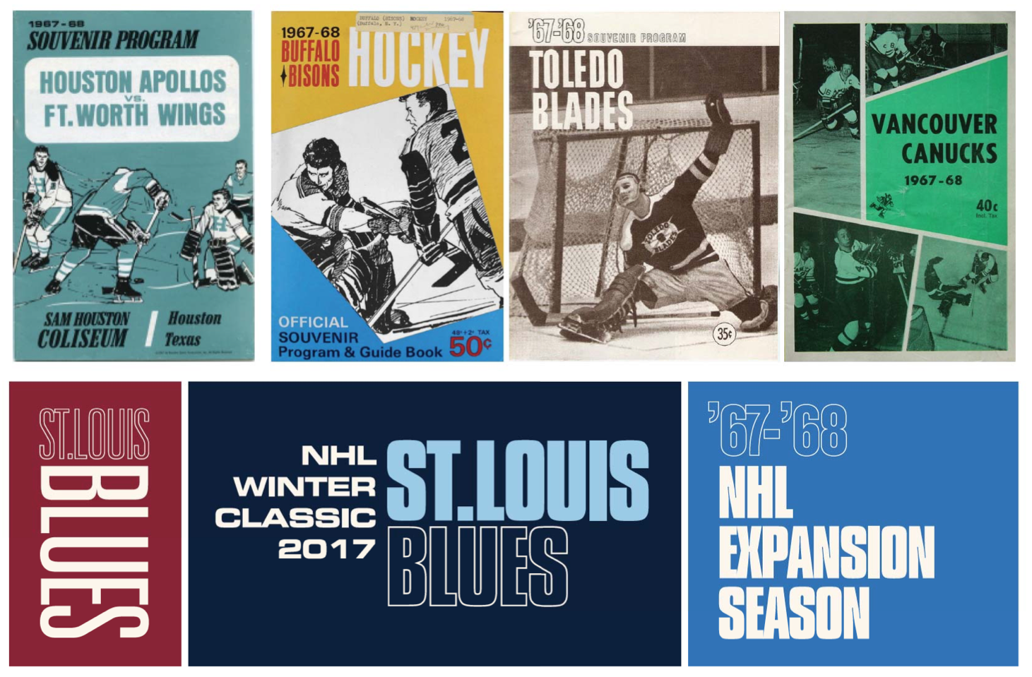 Theme art inspiration based on the 1968 season program covers.