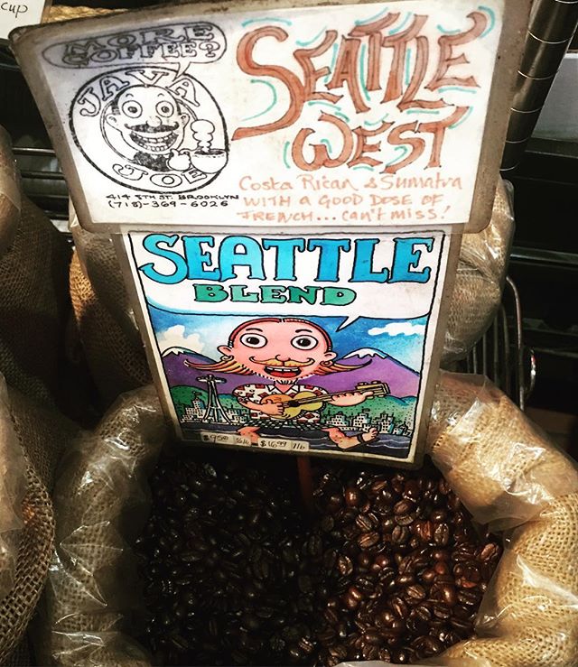 This coffee shop really gets the Seattle oeuvre.