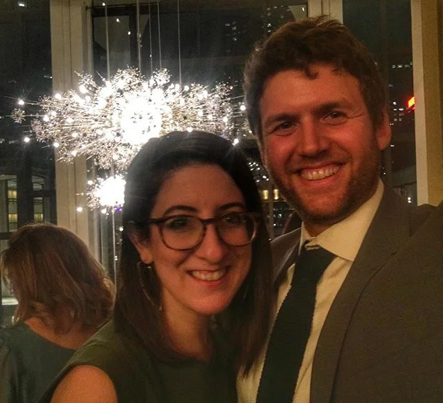 Enjoying a beautiful night of opera, La Boheme at the Met! This picture was taken after act I, before things really go south.