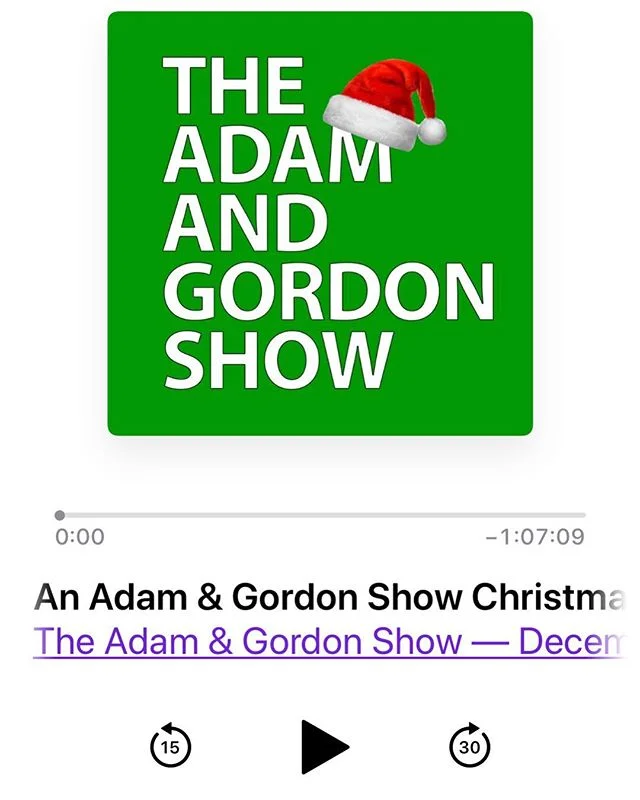 @gordon.rankin and I got you a present for Christmas! The Adam &amp; Gordon Show Christmas special is available on iTunes now - link in bio!