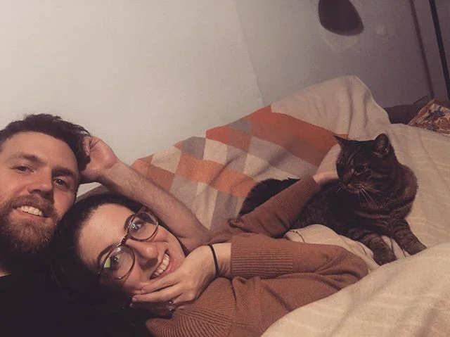 Spending a very nice birthday in with @wanderluft87 and our commonlaw cat Flora! Happy birthday to the best wife I could ever hope for.