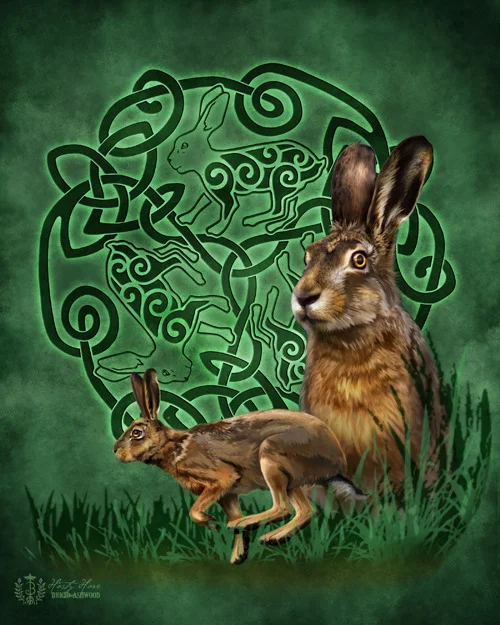 Celtic Totem - Rabbit Hare Bunny