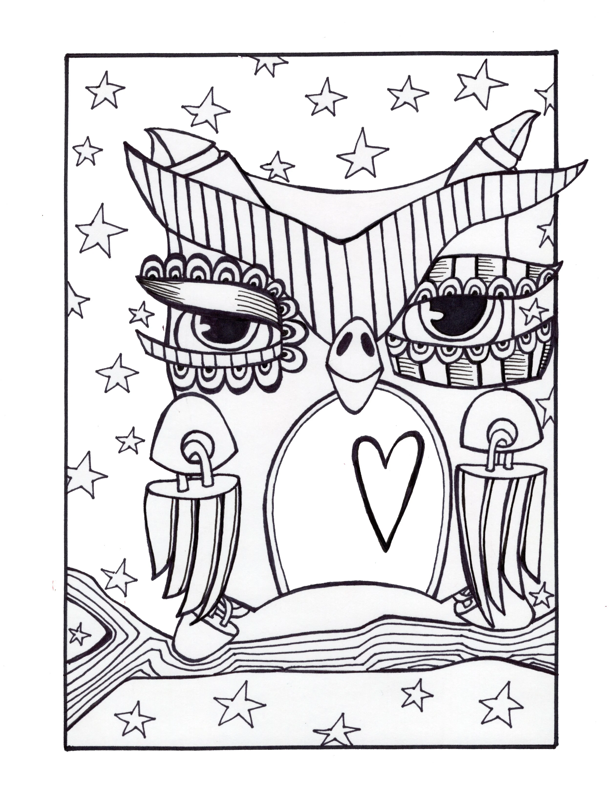 #TryItTuesday: Jenny Manno Coloring Pages — Art Trek