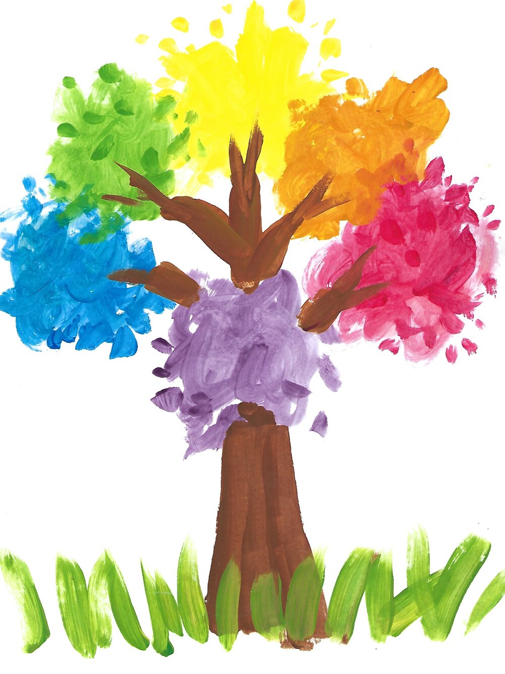 FreeFamilyFriday: Color Wheel Tree — Art Trek