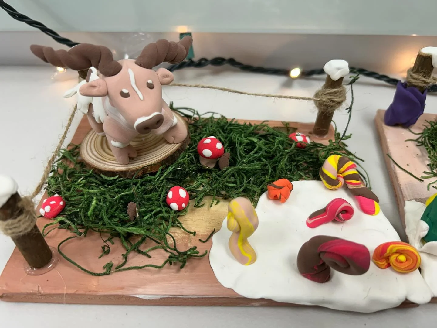 Adorable Model Magic Markhor habitats from today&rsquo;s morning camp session!

Winter Art Camp continues next week! Click the link in our bio to register today.