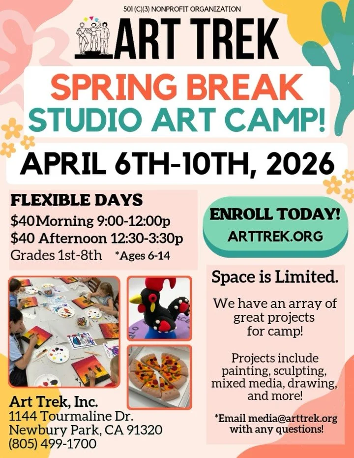 Spring Break Camp at the Studio is approaching fast! Enroll your child for Art Camp today&mdash; Registration is by the day for the week of April 6th-10th. 🎨 Swipe to take a peek at some of the projects we will be doing at Camp! 🍕

Click the link i