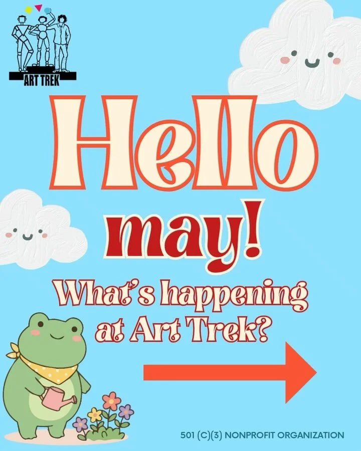 We have so many exciting in-studio workshops and events this month! 🎨 Open Studio Time is still happening weekly as well&mdash; join us every Tuesday morning to work on your own projects!

Swipe to see what&rsquo;s in store for May! Register for wor