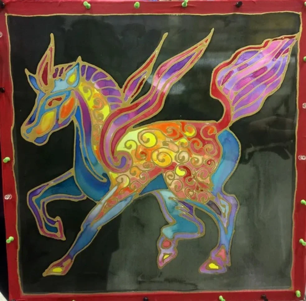 Here&rsquo;s a little throwback to our last Silk Painting Night in 2018! Join us TOMORROW for the return of this fabulous guided workshop at the Art Trek Studio! 🎨 Silk Painting for adults 18+. LINK IN BIO to register!

🎨 Silk Painting Workshop for