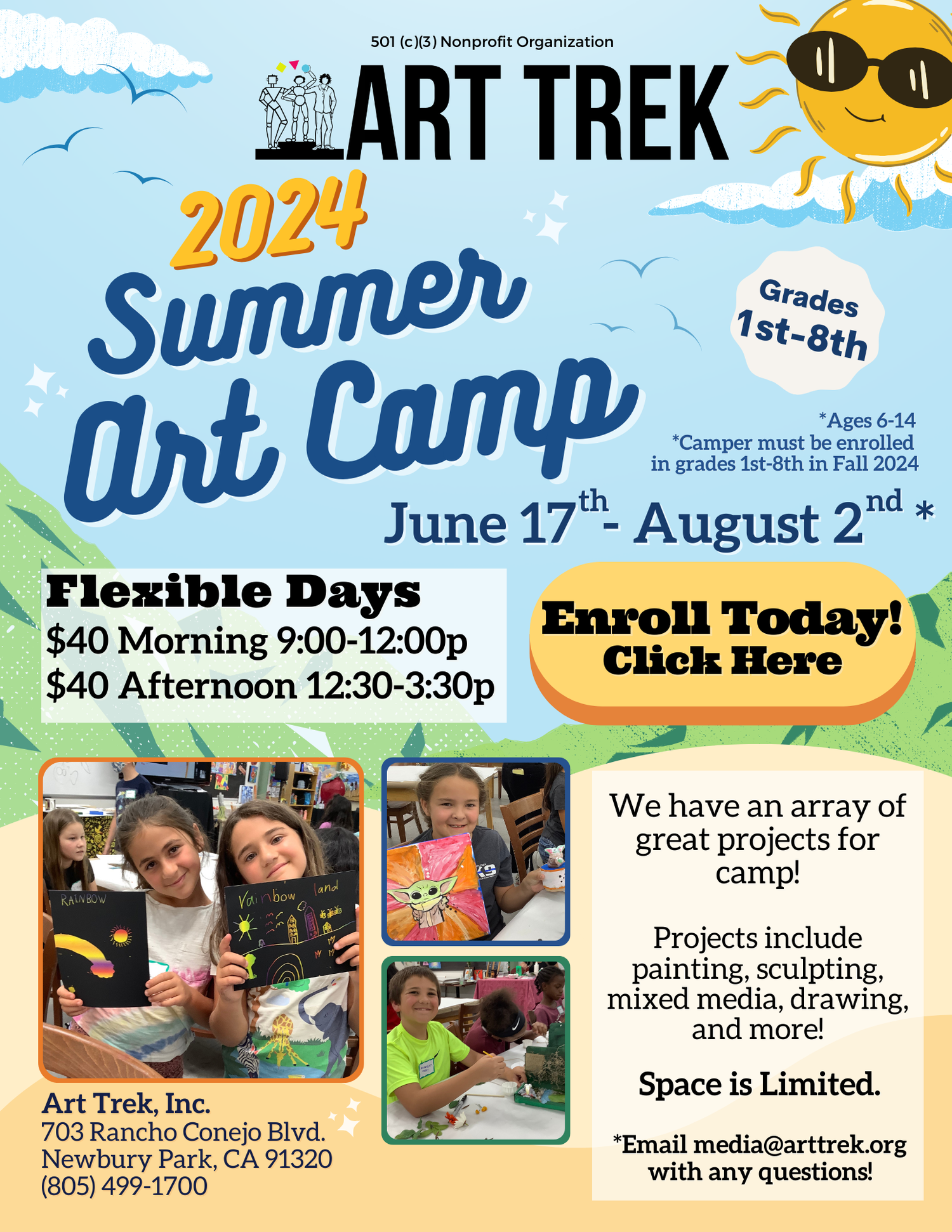 Summer Art Camp — Art Trek