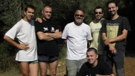 Nohoch Productions and Television Española (TVE) Al filo de lo imposible film/dive team in Mallorca, Spain.