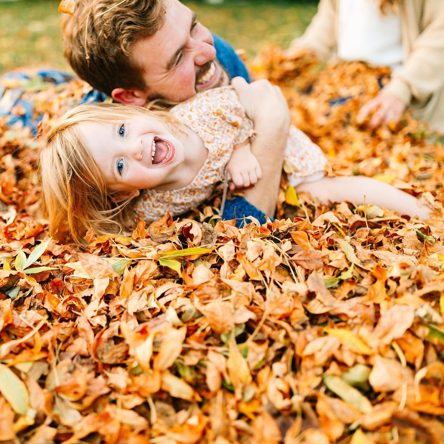 Titled: Amy Was Almost an Unwelcome Guest Until Lily Decided That Jumping in a Leaf Pile Was a Waaaay More Fun Idea Than Taking Family Photos

&hellip; and Lily was totally and completely right.🍂🍁 These moments are timeless and priceless!🫶

&bull;