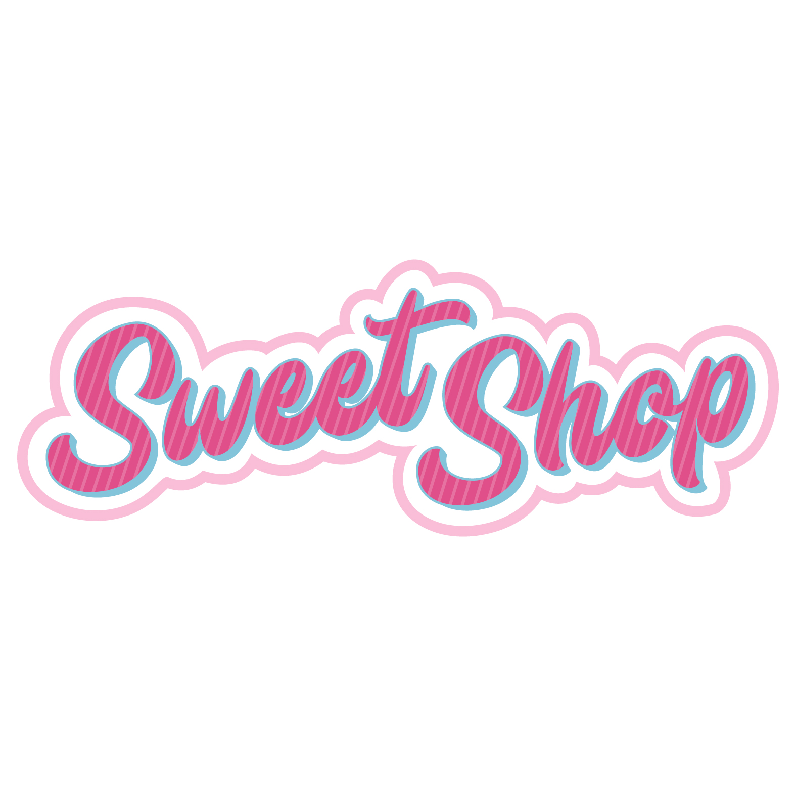  Logo concept for a candy store called  Sweet Shop  