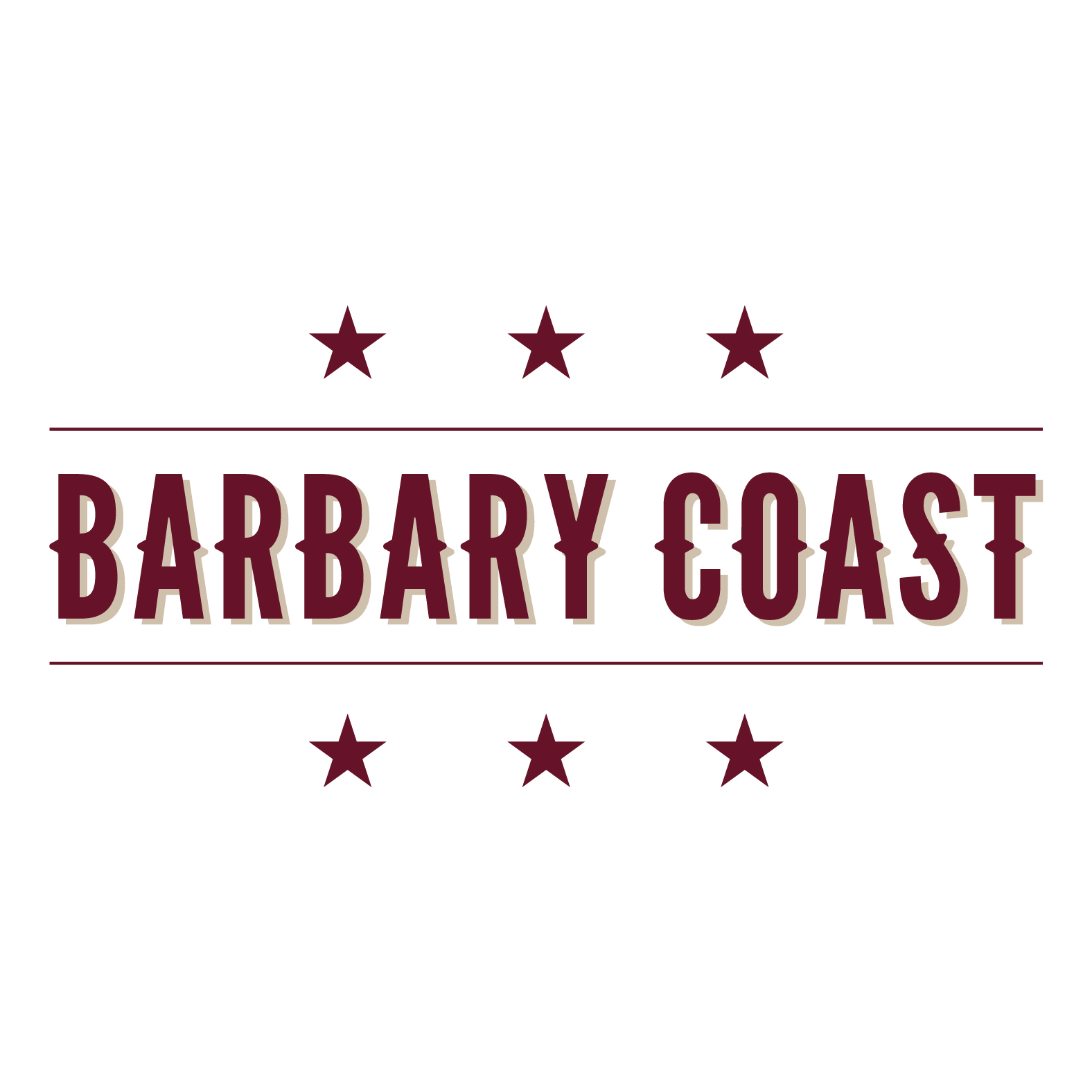  Logo designed for  Barbary Coast , a grill concessions stand to be located in Chase Center, the new Golden State Warriors stadium 